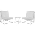 Archie 3 Piece Patio Set - Indoor/Outdoor - PAT9047 - White/Beige - Safavieh