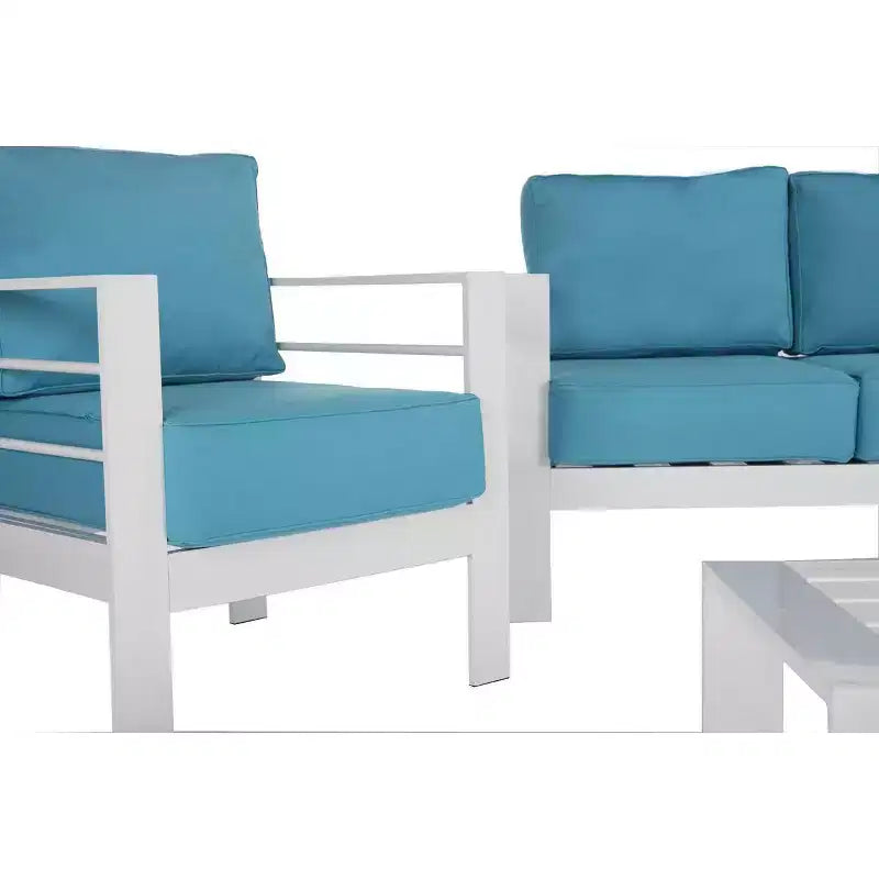 Ensemble de salon Nason 4 pièces – Intérieur/extérieur – PAT2516 – Safavieh