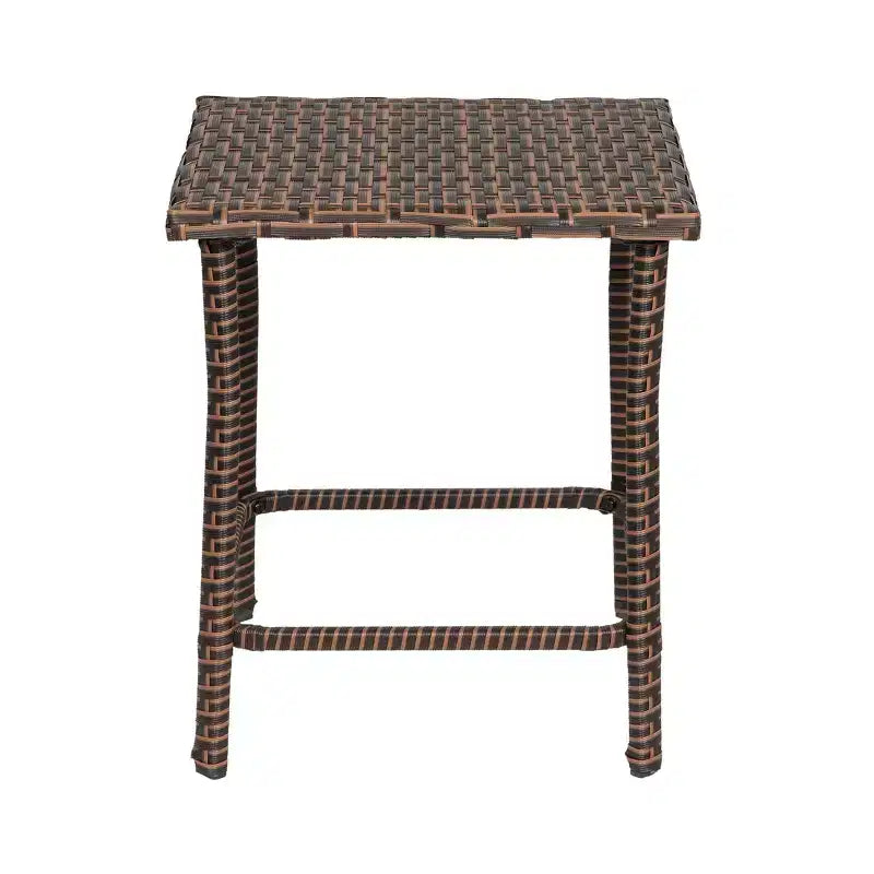 WestinTrends Ensemble de 3 pièces en rotin osier moderne, marron/beige