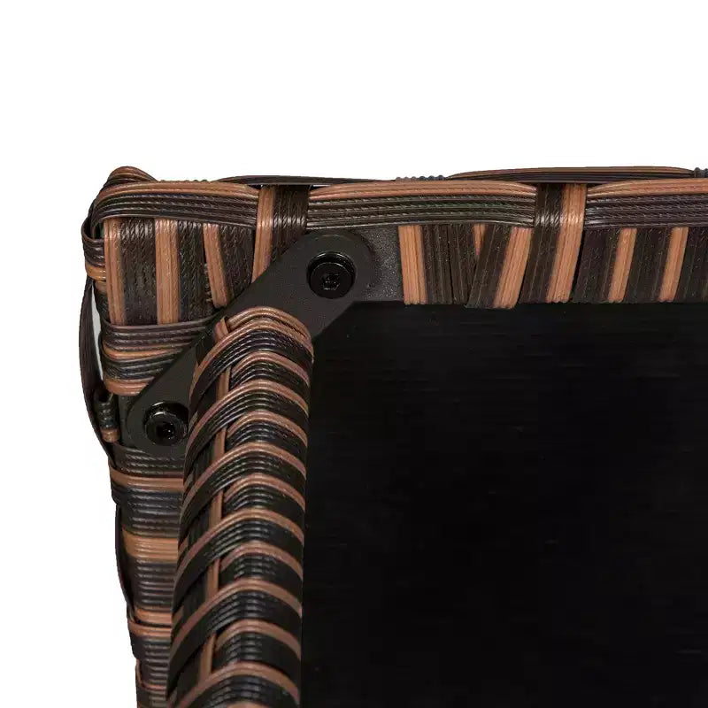 WestinTrends Ensemble de 3 pièces en rotin osier moderne, marron/beige
