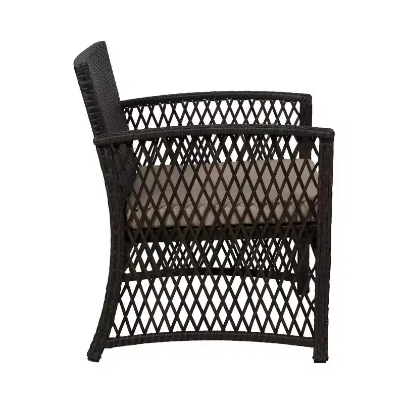 Ensemble de conversation de patio extérieur WestinTrends 4 pièces