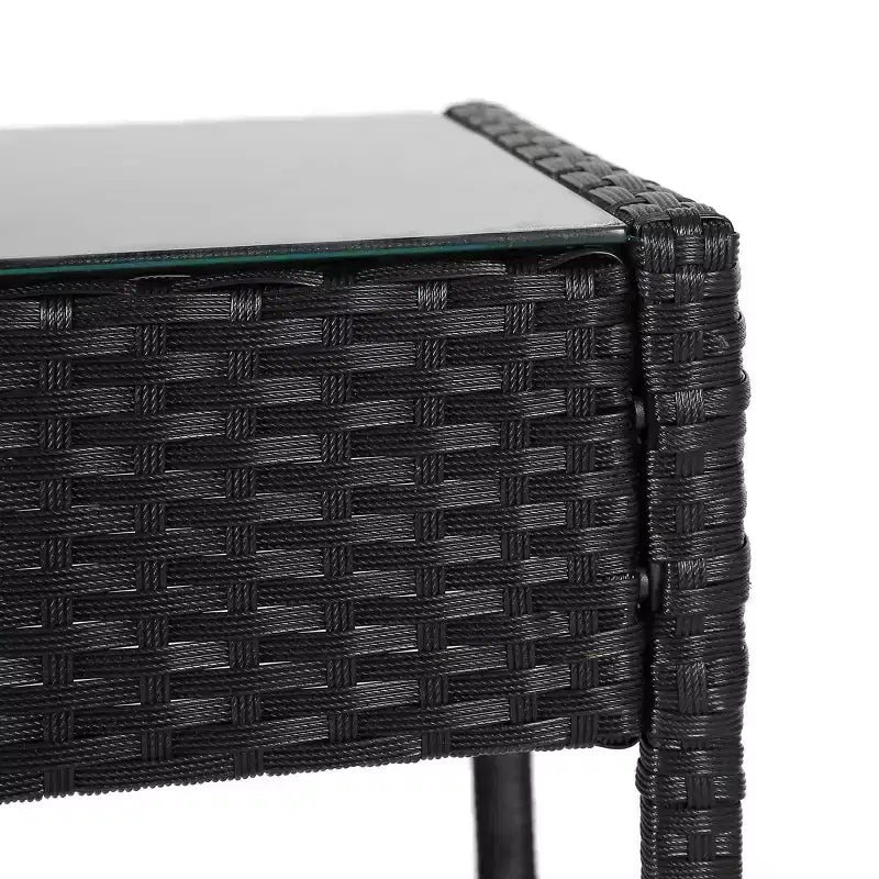 Ensemble de conversation de patio extérieur WestinTrends 4 pièces
